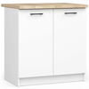 Köögikapp Nore Oliwia S80 2D, 46 x 80 x 85 cm, valge