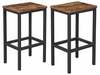 Baaritool Songmics, 40 x 30 x 65 cm, pruun/must