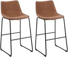 Baaritoolide komplekt Beliani Franks, 46 x 46 x 99 cm, pruun