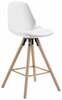 Baaritool Actona IOslo, 46,5 x 45,5 x 92,5 cm, valge/tamm