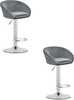 Baaritoolide komplekt Leobert East, 53 x 46 x 81 cm, hall, 2 tk