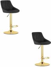 Baaritool Kast, 45,5 x 36 x 85 cm, must, 2 tk