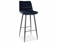 Baaritool Signal Meble H-1 Velvet, 45 x 37 x 109 cm, must