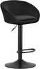 Baaritool Leobert East, 53 x 46 x 81 cm, must samet