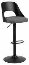 Baaritool Actona Lucy Malmo 95 96416, 50.5 x 47 x 113 cm, must/tumehall