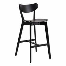 Baaritool Actona Roxby, 49 x 45 x 105 cm, must