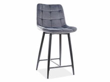Baaritool Signal Meble Chic H-2, 51 x 46 x 90 cm, hall/must
