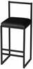 Baaritool Kalune Design Nordic 118BRN1172, 35 x 35 x 80 cm, must