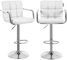 Baaritoolid Songmics, valge, 2 tk