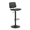 Baaritool Actona Owen, 50 x 45,5 x 92,5 cm, must/pruun