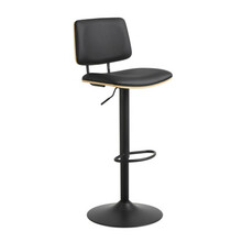 Baaritool Actona Owen, 50 x 45,5 x 92,5 cm, must/pruun