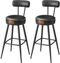 Baaritoolid Vasagle EKHO kollektsioon, must, 2 tk