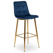 Baaritool Mebel Elite ARIEL, tumesinine samet