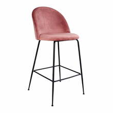 Baaritool House Nordic Lausanne, 60 x 55 x 108 cm, must/roosa, 2 tk
