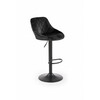 Baaritool Halmar H101, 45 x 47 x 84-106 cm, must