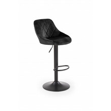 Baaritool Halmar H101, 45 x 47 x 84-106 cm, must