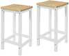 Baaritoolide komplekt Sobuy FST29-WN, pruun/valge, 2 tk