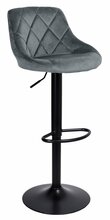 Baaritool Ehokery Cydro Black TOH2473, 37 x 47 x 85-105 cm, must/hall