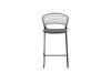 Baaritool Venture Design Milano, 48 x 47 x 94 cm, must
