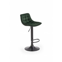 Baaripukk Halmar H95, 44 x 43 x 84-106 cm, must/roheline