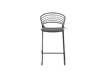 Baaritool Venture Design Milano, 48 x 47 x 94 cm, must
