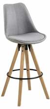 Baaritool Actona Dima, 55 x 48,5 x 11,5 cm, hall/helepruun