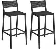 Baaritool Vasagle, 50,7 x 43,1 x 97,2 cm, antratsiit/must, 2 tk