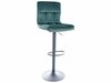 Baaritool Signal Meble C-105 Velvet 78 C105VCZ, 42 x 39 x 65-96 cm, must/roheline