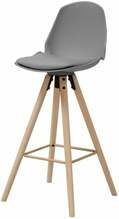 Baaritool Actona Gizmo, 49 x 46,5 x 105,5 cm, tamm/hall