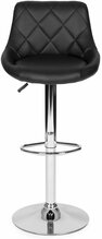 Baaritool ModernHome PJJBS0022, 34 x 35 x 85-105 cm, must/kroom