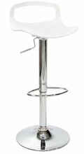 Baaripukk Home4you Andy, 39 x 35 x 77,5-98 cm, valge
