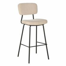 Baaritool Home4you Keiu, 40 x 46 x 107 cm, beež