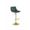 Baaripukk Halmar H120, 43 x 44 x 84-106 cm, tumeroheline/kuldne