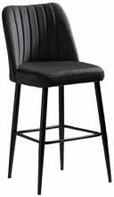 Baaritoolide komplekt Kalune Design Vento 107BCK1108, 45 x 49 x 99 cm, must/antratsiit, 4 tk