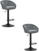 Baaritool Leobert East, hall samet / must jalg, 2 tk
