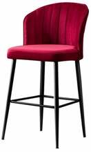 Baaritoolide komplekt Kalune Design Rubi 107BCK1119, 42 x 52 x 97 cm, must/bordoo, 4 tk