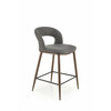 Baaritool Halmar H114, 52 x 48 x 92 cm, hall/pähkel