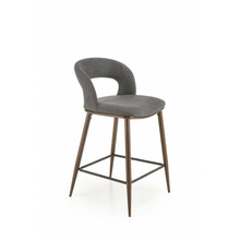 Baaritool Halmar H114, 52 x 48 x 92 cm, hall/pähkel
