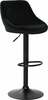 Baaritool OTE Omega, 45 x 48 x 94-114 cm, must