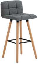 Baaritoolide komplekt Sobuy FST50-DG, hall/pruun, 2 tk