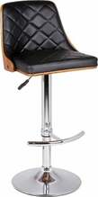 Baaritool OTE Gemini OTE-STOLEK-GEMINI-CZAR, 48 x 51 x 91-112 cm, must