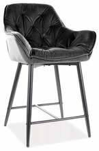 Baaritool Signal Meble Cherry H-2, 56 x 56 x 87 cm, matt must