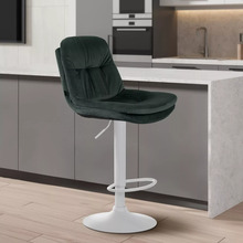 Baaritool Mville Laurel velvet, valge