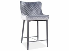 Baaritool Signal Meble Colin B H-2 Velvet, 48 x 42 x 88 cm, must/hall