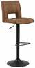 Baaritool Actona Sylvia, 52 x 41,5 x 115 cm, must/helepruun