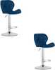 Baaritoolide komplekt Leobert West, 46 x 48,5 x 90 cm, tumesinine, 2 tk