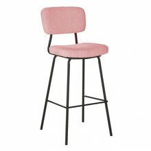 Baaritool Home4you Keiu, 40 x 46 x 107 cm, roosa