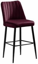 Baaritoolide komplekt Kalune Design Vento 107BCK1109, 45 x 49 x 99 cm, must/bordoo, 4 tk
