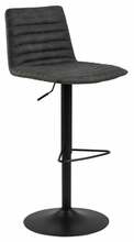 Baaritool Actona Kimmy, 46 x 50 x 110.5 cm, hall/antratsiit/must
