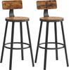 Baaritool Leobert LBC026B01V1, matt, pruun/must, 54 x 54 x 99 cm